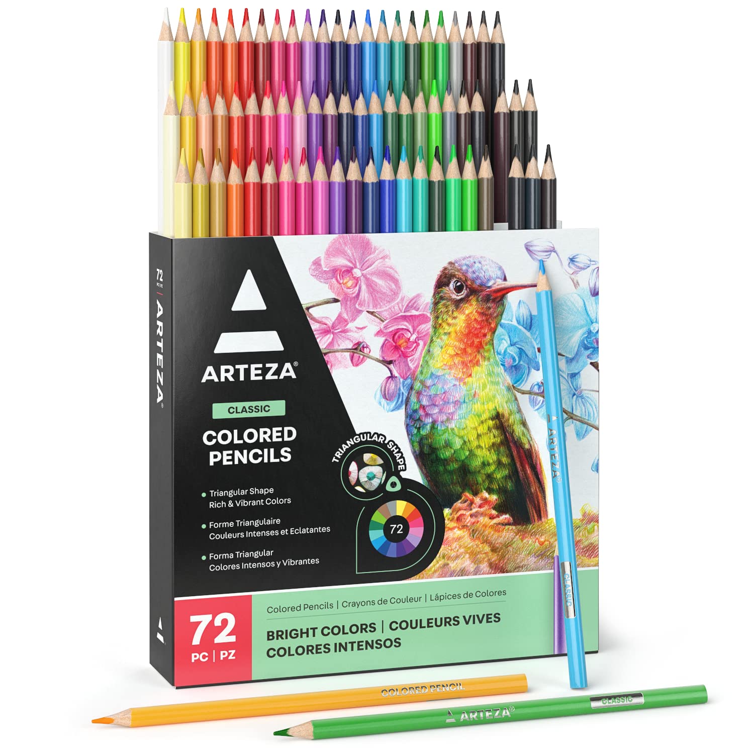 Amazon.com: ARTEZA Colored Pencils for Adults, 72 Color Pencils